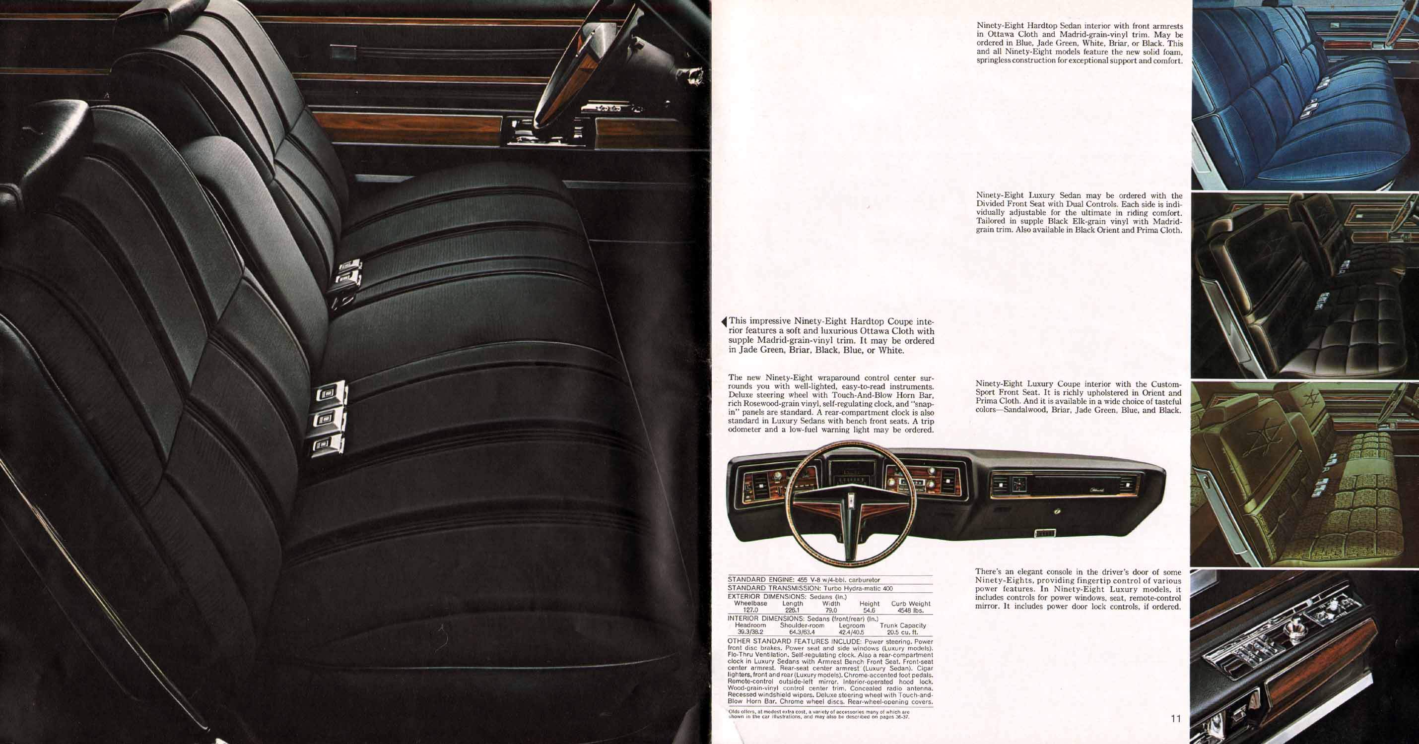 1971 Oldsmobile Prestige Brochure Page 12